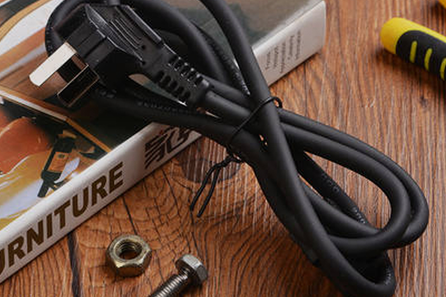 The structure of the power cord